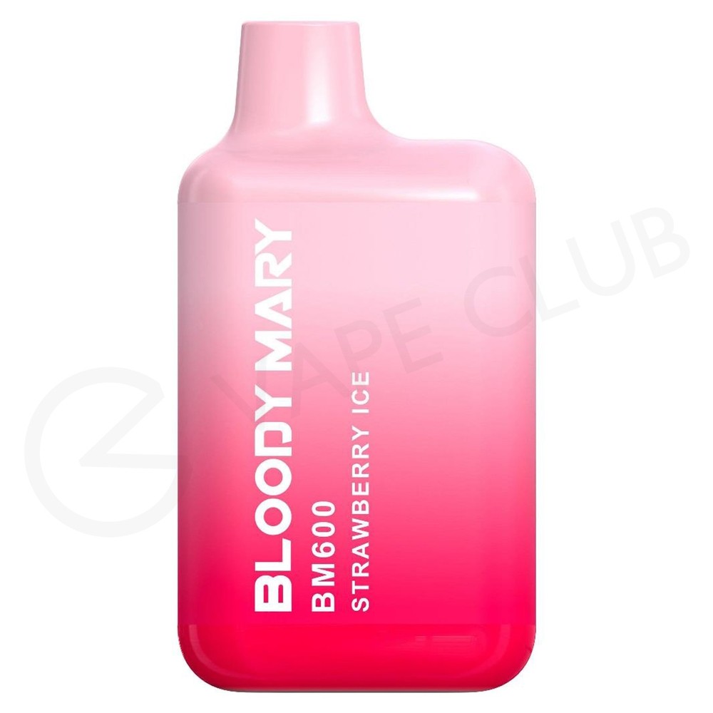 Strawberry Ice Bloody Mary BM600 Disposable Vape