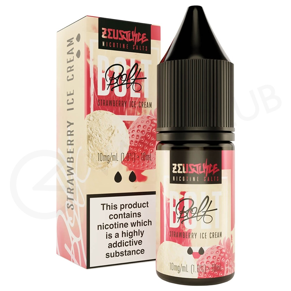 Strawberry Ice Cream Nic Salt E Liquid By Bolt For