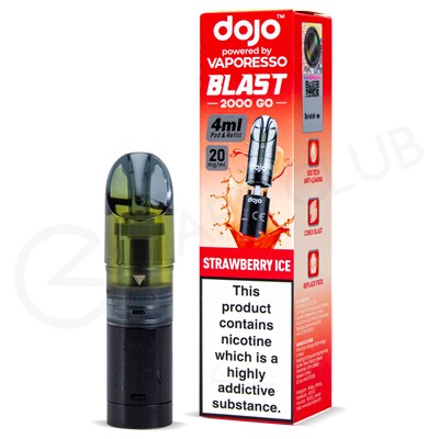 Strawberry Ice Dojo Blast 2000 Go Refill Pod