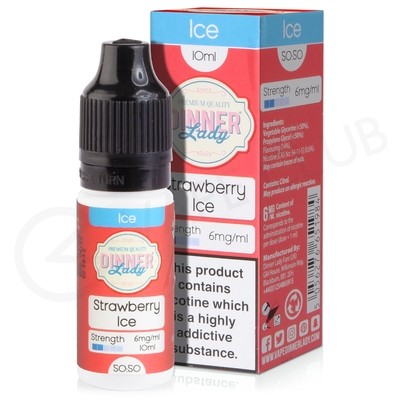 Strawberry Ice E-Liquid by Dinner Lady Ice