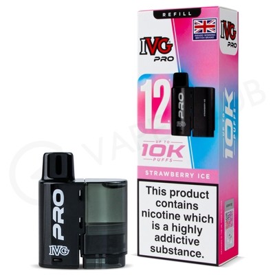 Strawberry Ice IVG Pro 12 Refill Pack
