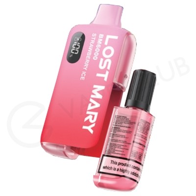 Strawberry Ice Lost Mary BM6000 Disposable Vape Kit