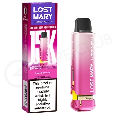 Strawberry Ice Lost Mary Nera15K Refill Pack