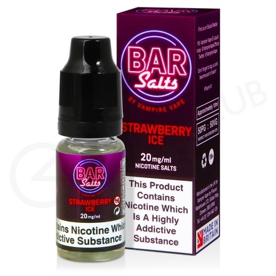 Strawberry Ice Nic Salt E-Liquid by Bar Salts