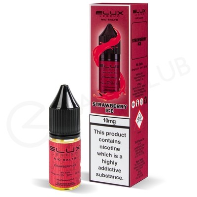 Strawberry Ice Nic Salt E-Liquid by Elux Legend