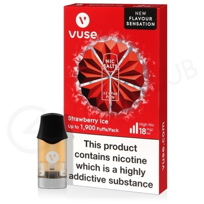 Strawberry Ice Vuse Prefilled ePod | Pack of Two