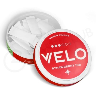 Strawberry Ice Nicotine Pouch by Velo