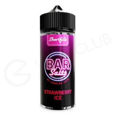 Strawberry Ice Shortfill E-Liquid by Bar Salts 100ml
