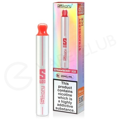 Strawberry Ice Sikary S600 Disposable Vape