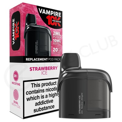 Strawberry Ice Vampire Vape 10K Refill Pod