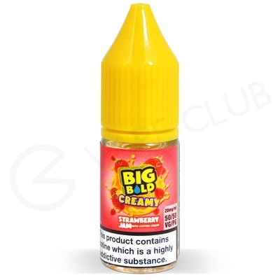 Strawberry Jam & Clotted Cream Nic Salt E-Liquid by Big Bold