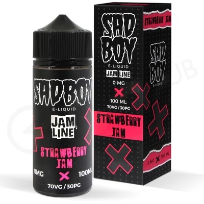 Strawberry Jam Shortfill E-Liquid by Sadboy 100ml