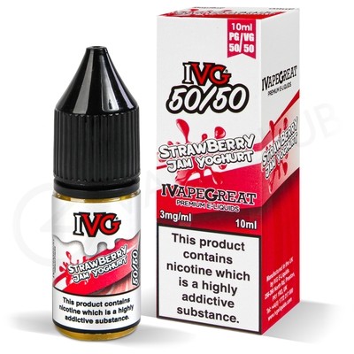 Strawberry Jam Yoghurt E-Liquid by IVG 50/50