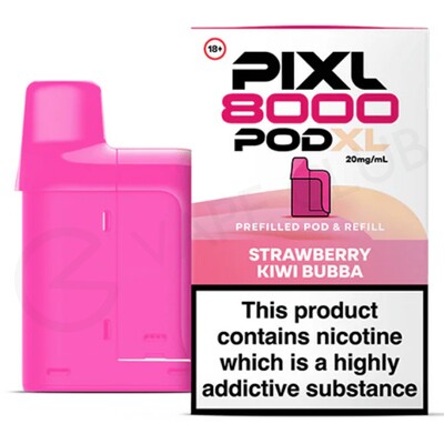 Strawberry Kiwi Bubba Pixl 8000 Refill Pod