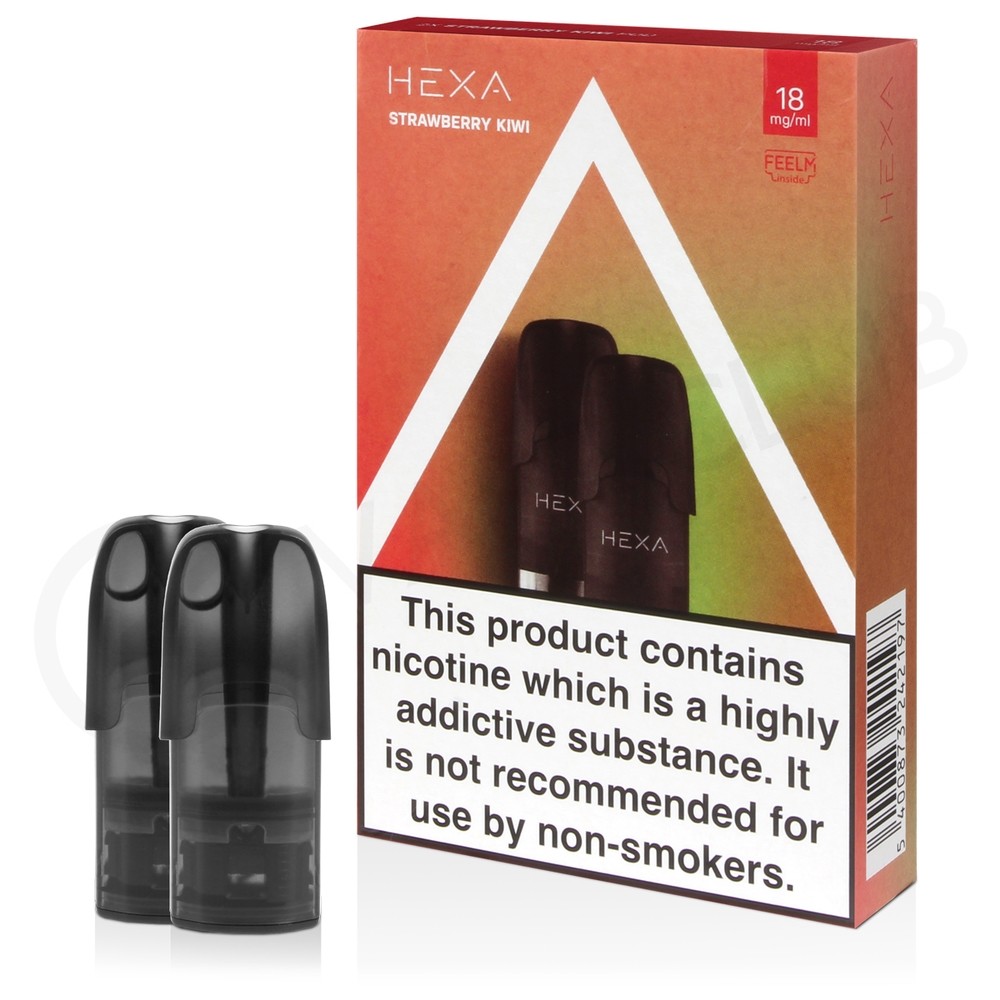 Strawberry Kiwi E-Liquid Pods by Hexa