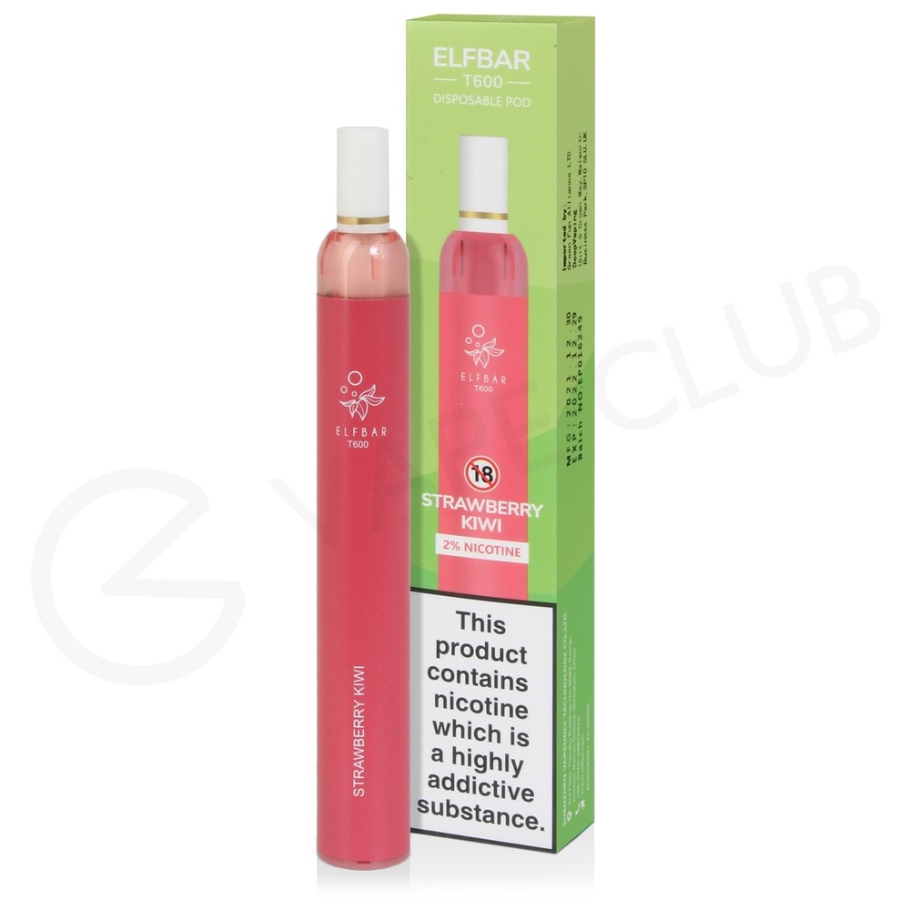Strawberry Kiwi Elf Bar T600 Disposable Vape