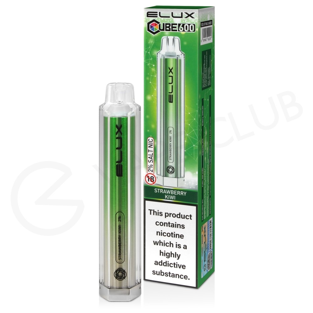 Strawberry Kiwi Elux Cube 600 Disposable Vape