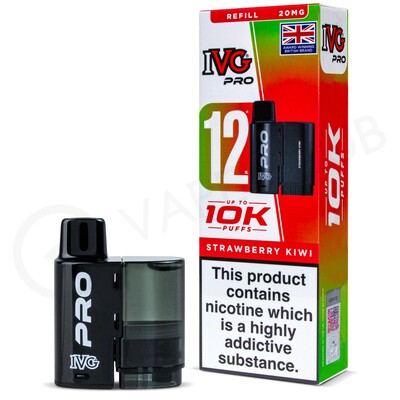 Strawberry Kiwi IVG Pro 12 Refill Pack