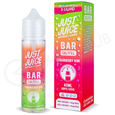 Strawberry Kiwi Saltfill E-Liquid by Just Juice Bar 40ml