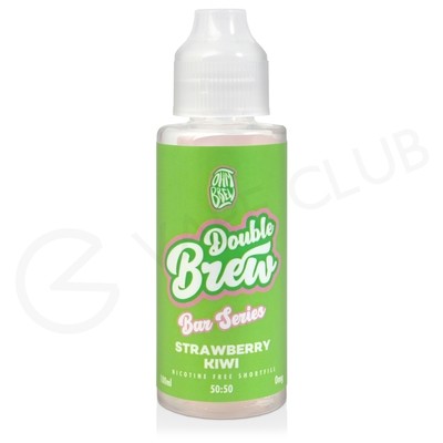 Strawberry Kiwi Shortfill E-Liquid by Double Brew Bar Series 100ml