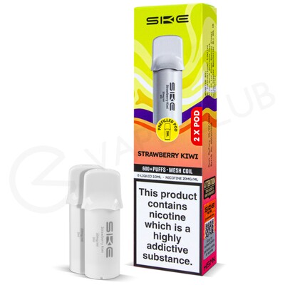 Strawberry Kiwi SKE Crystal 600 Pro Prefilled Pods