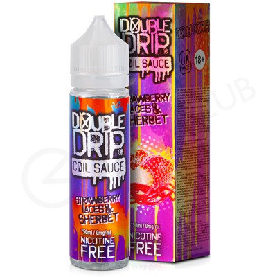 Strawberry Laces and Sherbet Shortfill E-Liquid by Double Drip 50ml