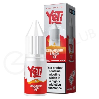 Strawberry Lemon Ice Nic Salt E-Liquid by Yeti Summit Series