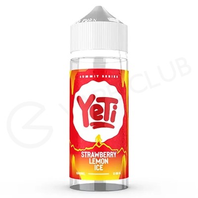 Strawberry Lemon Ice Shortfill E-Liquid by Yeti Summit Series 100ml