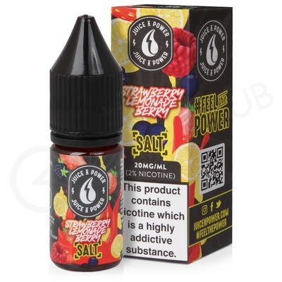 Strawberry Lemonade Berry Nic Salt E-Liquid by Juice N Power