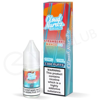 Strawberry Mango Ice Nic Salt E-Liquid by Cloud Nurdz Bar Salts