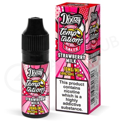 Strawberry Milk Nic Salt E-Liquid by Doozy Temptations