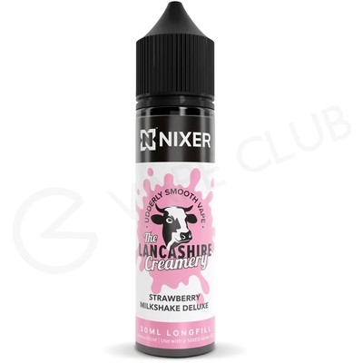 Strawberry Milkshake Deluxe Longfill Concentrate by Nixer x The Lancashire Creamery