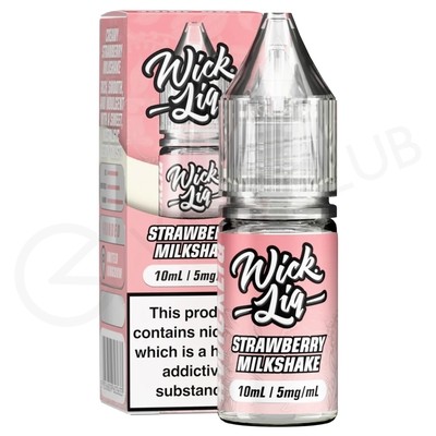 Strawberry Milkshake Nic Salt E-Liquid by Wick Liq Bar Juice