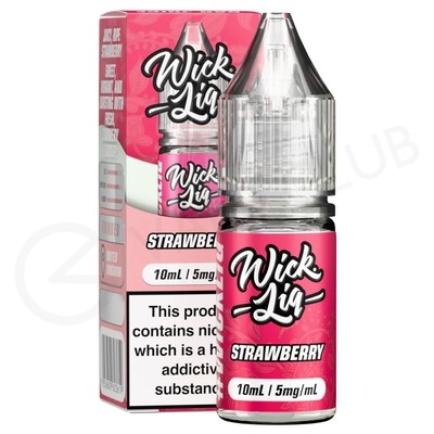 Strawberry Nic Salt E-Liquid by Wick Liq Bar Juice