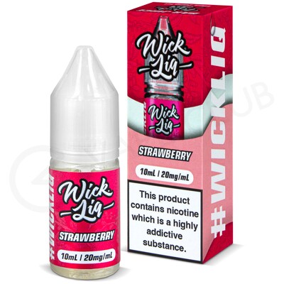 Strawberry Nic Salt E-Liquid by Wick Liq Bar Juice