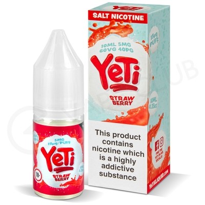 Strawberry Nic Salt E-Liquid by Yeti