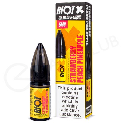 Strawberry Peach Pineapple Nic Salt E-Liquid by Riot X