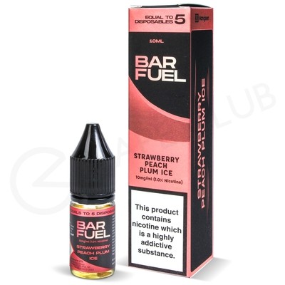 Strawberry Peach Plum Ice Nic Salt E-Liquid by Bar Fuel