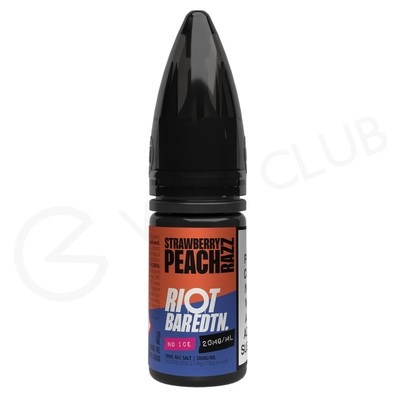 Strawberry Peach Razz Nic Salt E-Liquid by Riot Bar Edition No Ice