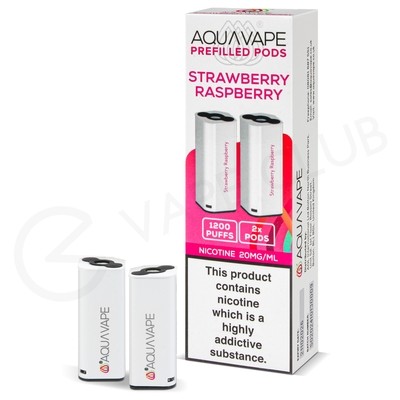 Strawberry Raspberry Aquavape 2in1 Prefilled Pod