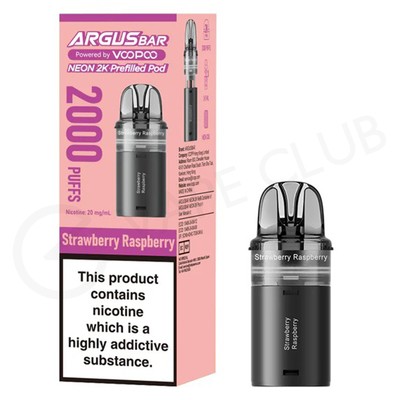 Strawberry Raspberry Argus Bar Neon 2K Refill Pack