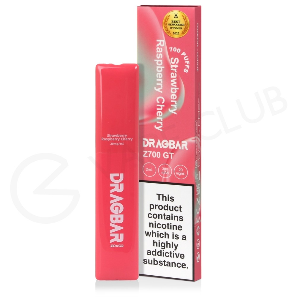Strawberry Raspberry Cherry Drag Bar Z700GT Disposable Vape