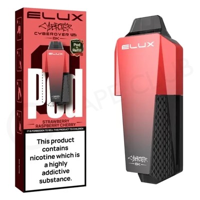 Strawberry Raspberry Cherry Elux Cyberover 6K Refill Pack