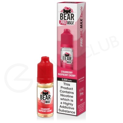 Strawberry Raspberry Cherry Nic Salt E-Liquid by Bear Pro Max
