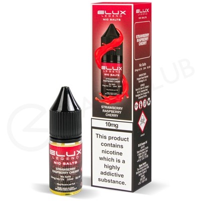 Strawberry Raspberry Cherry Nic Salt E-Liquid by Elux Legend