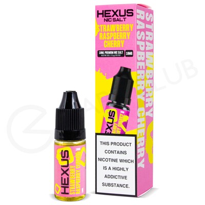 Strawberry Raspberry Cherry Nic Salt E-Liquid by Hexus