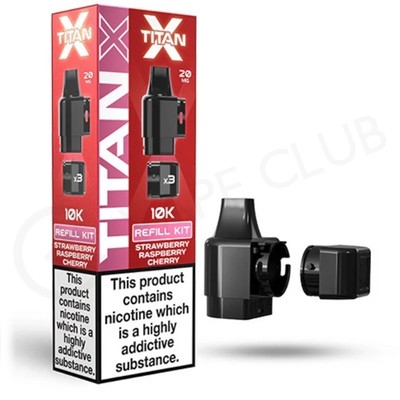 Strawberry Raspberry Cherry Titan X Refill Pack