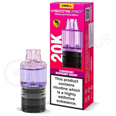 Strawberry Raspberry Cherry Uwell Viscore Refill Pod