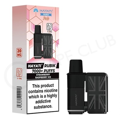 Strawberry Raspberry Ice Hayati Rubik 7000 Refill Pack