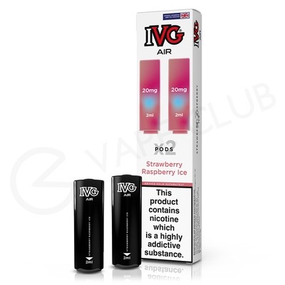 Strawberry Raspberry Ice IVG Air Prefilled Pod